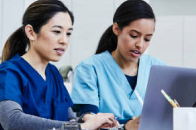 Nurses working together