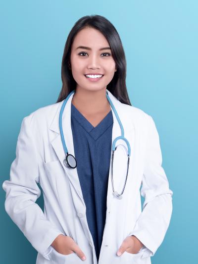 nurse in labcoat